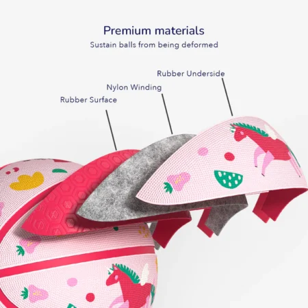 М'яч баскетбольний для дівчат, 22см - Зображення 2