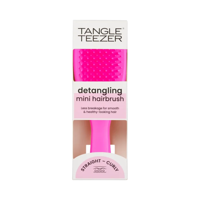 22792110918873 Щітка для волосся Tangle Teezer The Wet Detangler Mini Runway Pink - Зображення 1