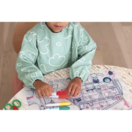 Нагрудник - фартух Beaba з рукавами зелений - Зображення 4