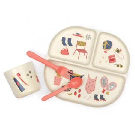 Набір посуду Bambino Kids Dinner Set Coral
