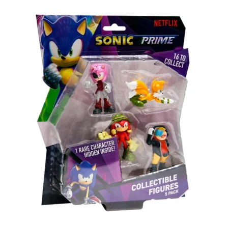 Набор игровых фигурок SONIC PRIME – ПРИКЛЮЧЕНИЯ НАКЛЗА (5 фигурок, 6,5 cm)
