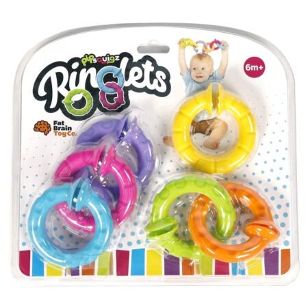Набір прорізувачів Гнучкі колечка Fat Brain Toys pipSquigz Ringlets  (F250ML)