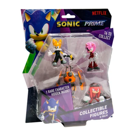Набор игровых фигурок SONIC PRIME – ПРИКЛЮЧЕНИЯ ТЭЙЗЛА (5 фигурок, 6,5 cm)