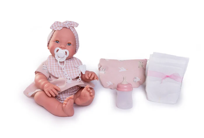 Пупс Recien Nacida Mia hace Pipi con neceser 42 см ANTONIO JUAN (50393) - Зображення 1