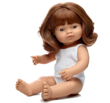 Кукла-пупс Miniland рыжая девочка 38 - Зображення 3