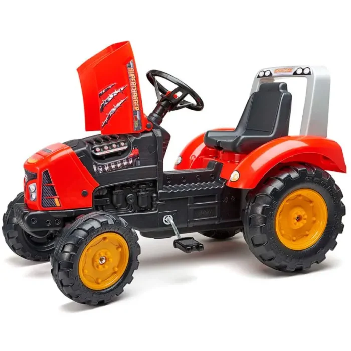 Дитячий педальний Трактор Supercharger Червоний - Зображення 2