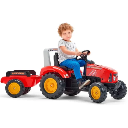 Дитячий педальний Трактор Supercharger Червоний - Зображення 3