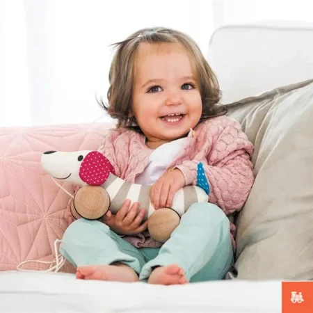 Дитяча каталка Hape М'яка собачка (E8505) - Зображення 3