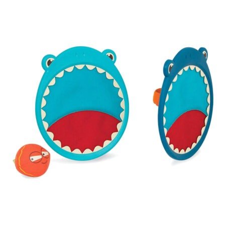 Развивающая игра - АКУЛЫ-ЛОВУШКИ (2 ракетки-липучки, мячик)