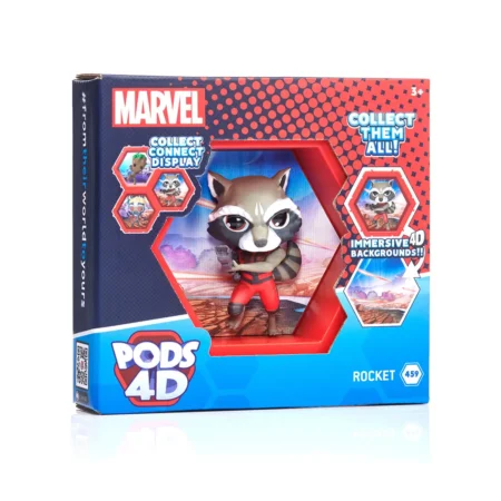 Коллекционная фигурка WOW! PODS 4D серии  Марвел  - РАКЕТА (10 cm)