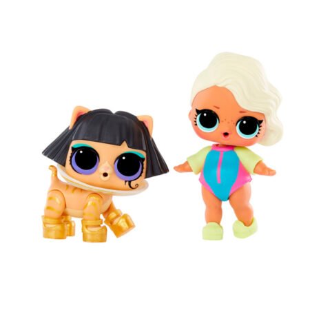 Набір ігрових фігурок  L.O.L. Surprise! серії  OPP Tot + Pet  - СЕРФЕР БЕЙБІ І МЯУ