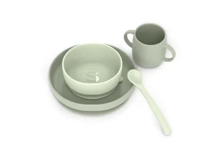 Набір посуду для годування  Colour Essence /зелений (8426420081474) - Зображення 3