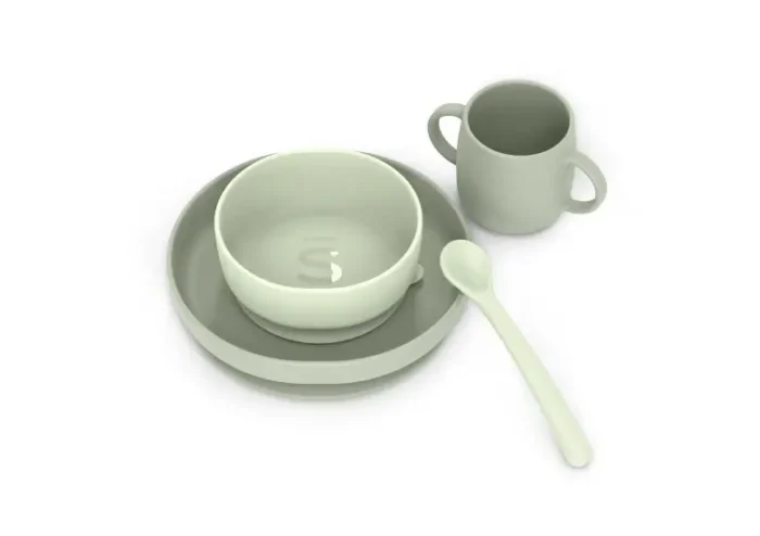 Набір посуду для годування  Colour Essence /зелений (8426420081474) - Зображення 3