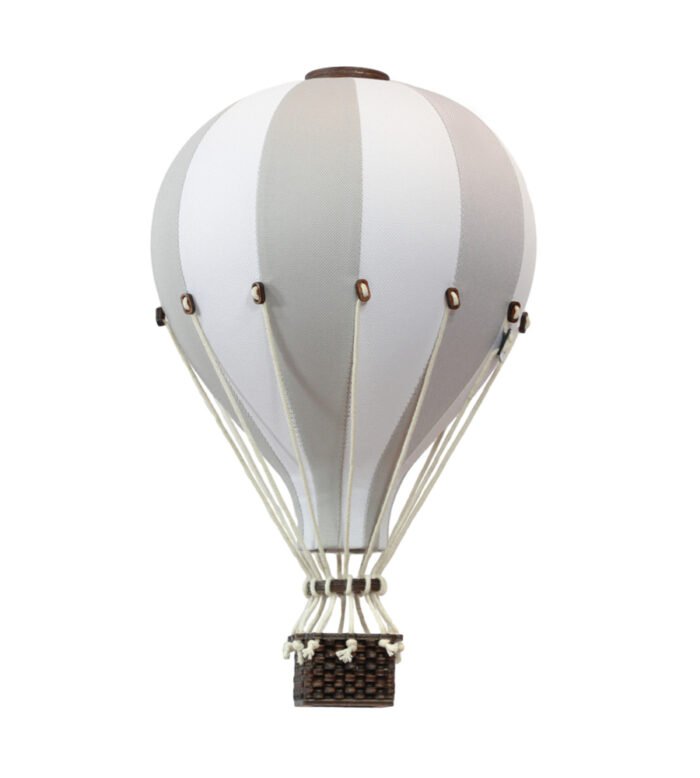 721-1 Повітряна куля - Decorative Balloon size S - WHITE / LIGHT GREY - Зображення 1