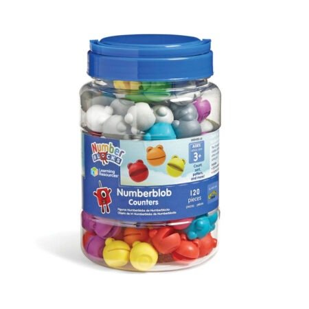 Игровой набор для обучения счету LEARNING RESOURCES серии  Numberblocks  - ВЕСЕЛЫЕ ЖАБКИ NUMBERBLOBS