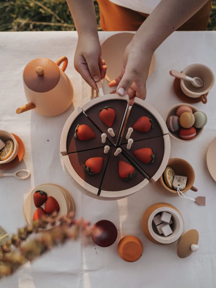 Ігровий набір Cake on a stand / Chocolate - Зображення 3