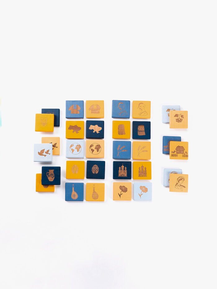 Іграшка Memory game  Ukrainian symbols - Зображення 2
