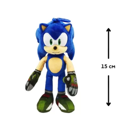 Мягкая игрушка на клипсе SONIC PRIME – СОНИК (15 cm) - Зображення 2