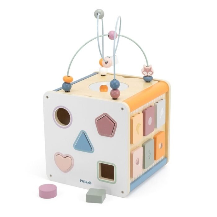 bizikub-derevyannyj-8-v-1-44098-viga-toys-polarb-800x800 Бізікуб дерев'яний Viga Toys PolarB 8 в 1 (44098) - Зображення 1