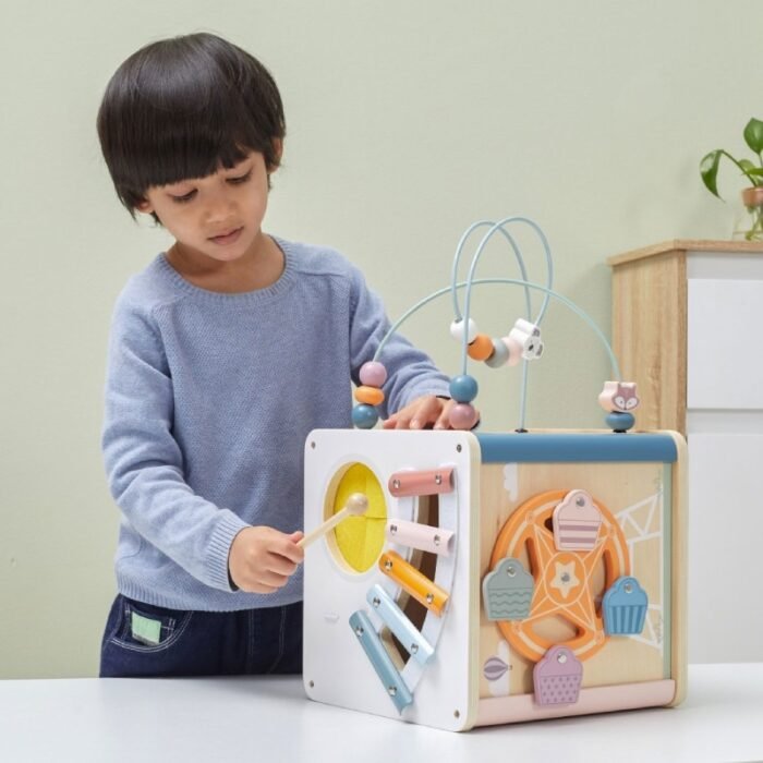 Бізікуб дерев'яний Viga Toys PolarB 8 в 1 (44098) - Зображення 3