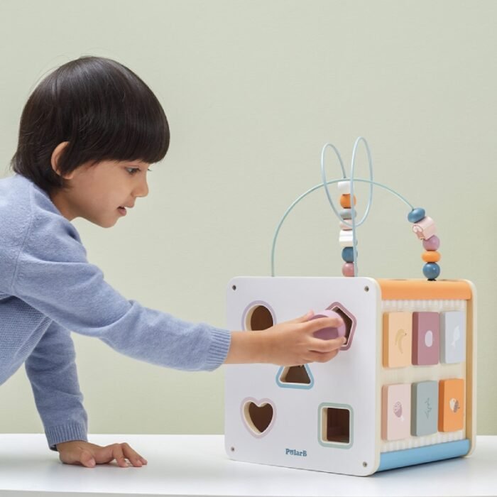 Бізікуб дерев'яний Viga Toys PolarB 8 в 1 (44098) - Зображення 4