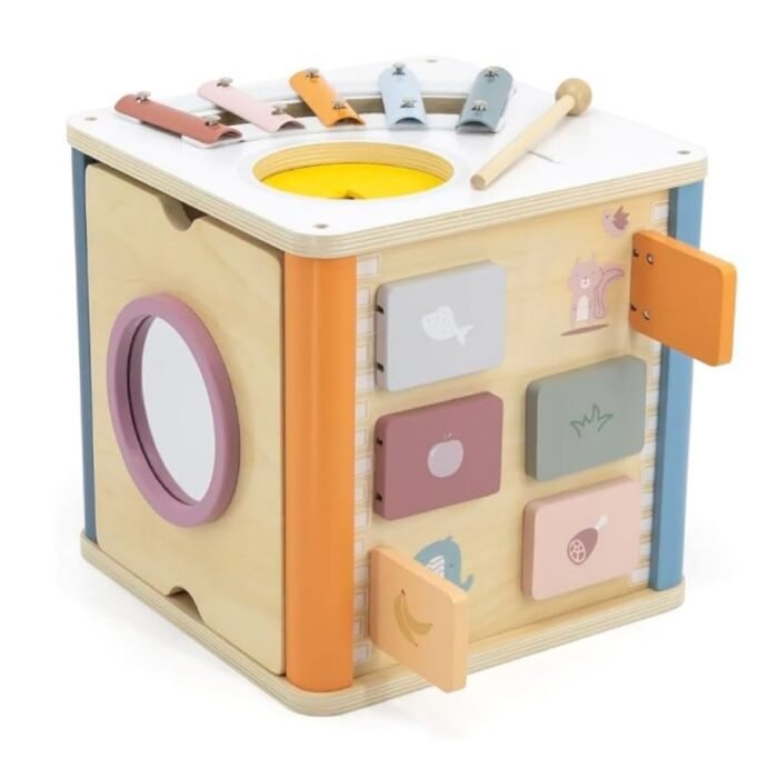 Бізікуб дерев'яний Viga Toys PolarB 8 в 1 (44098) - Зображення 2