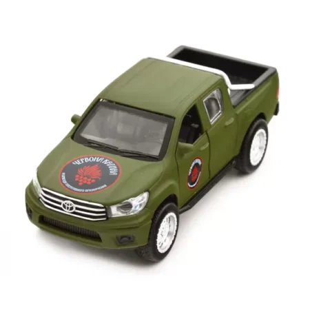 Автомодель серии  Шевроны Героев  – TOYOTA HILUX –  КРАСНАЯ КАЛИНА