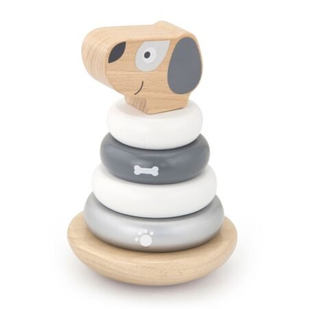 Пірамідка-неваляшка Viga Toys Щеня (51613)