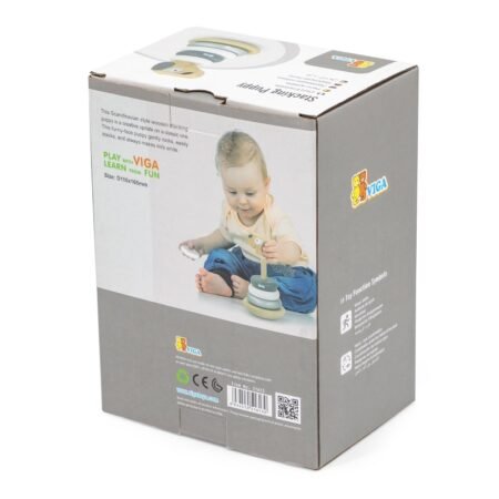 Пірамідка-неваляшка Viga Toys Щеня (51613) - Зображення 2