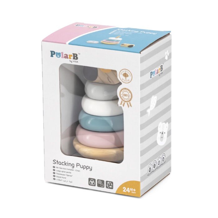 Пірамідка Viga Toys PolarB Щеня (44042) - Зображення 3