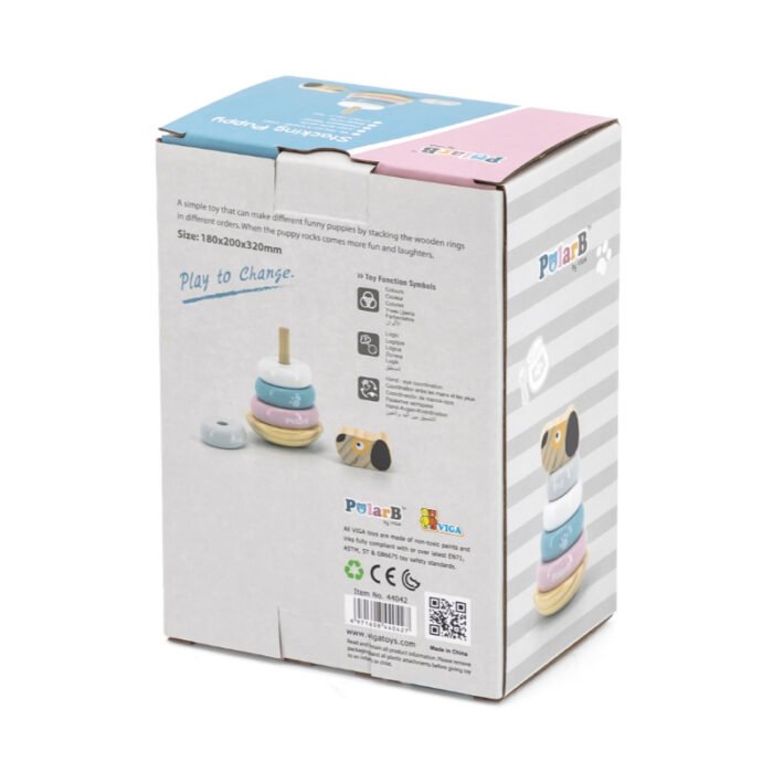 Пірамідка Viga Toys PolarB Щеня (44042) - Зображення 2