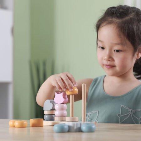 Набір для навчання Viga Toys PolarB Тварини з блоків (44022) - Зображення 2