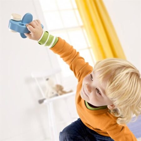 Каталка дерев'яна Hape Маленький літак (E0050) - Зображення 3