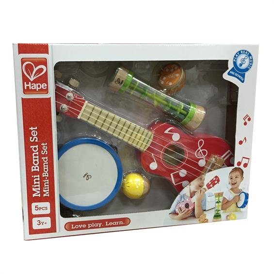 e0339_04_27186 Набір музичних інструментів Hape Гавайська вечірка 5 в 1 (E0339) - Зображення 1