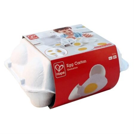 Іграшкові яйця Hape з дерева в лотку (E3156)