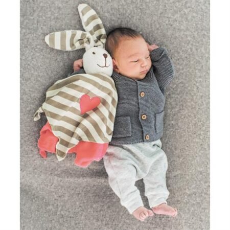 М'яка іграшка-комфортер Hape Кролик (E8504) - Зображення 2