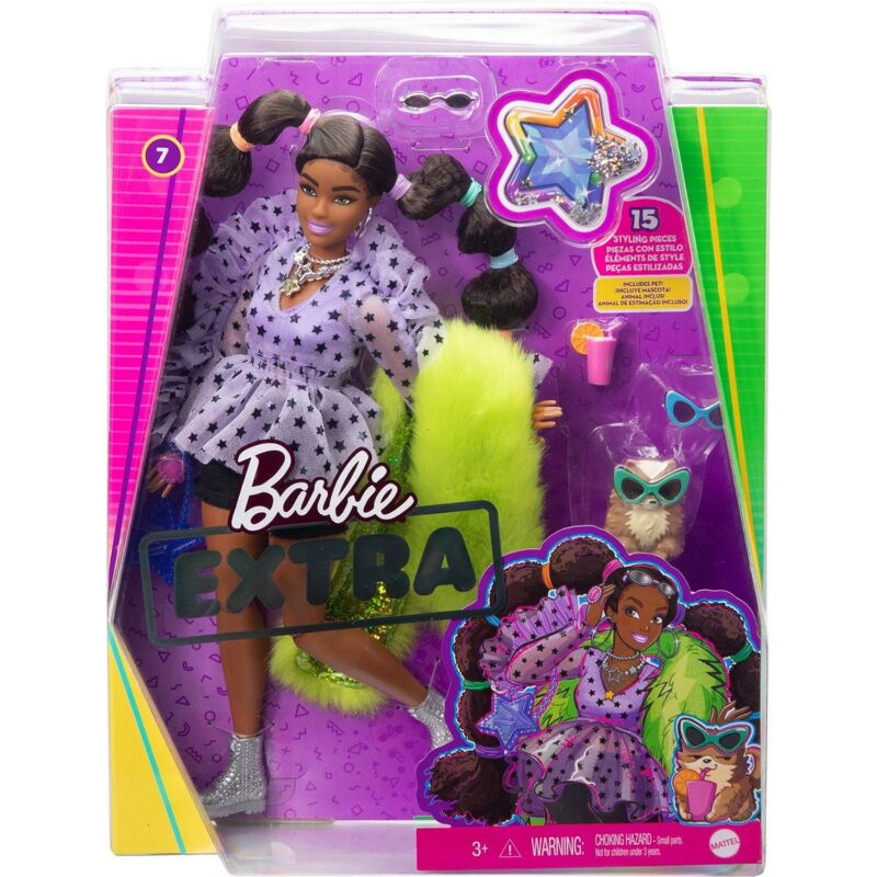Лялька Barbie Extra з хвостиками і гумками