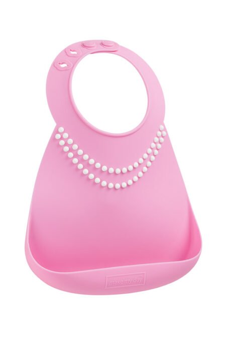 Нагрудник breakfast-at-moms-pink