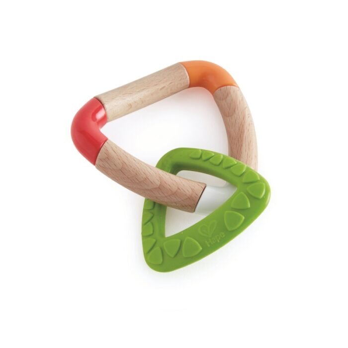 gryzunok-treugolniki-e0018-hape-800x800 Прорізувач для зубів Hape Трикутники (E0018 ) - Зображення 1