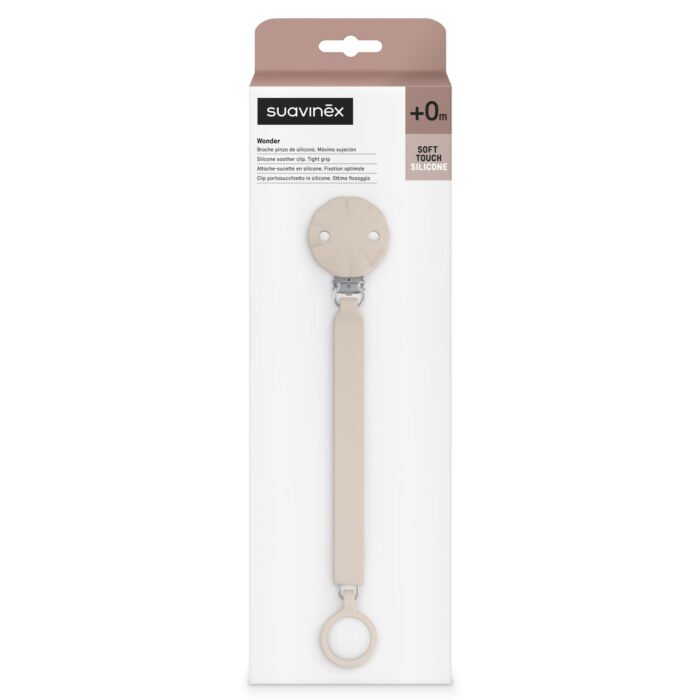 Кліпса для пустушки,  Wonder /нюдова (8426420085076) - Зображення 1