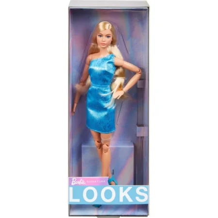 Лялька Барбі колекційна Блондинка з довгим волоссям Barbie Signature Looks Modern Y2K Fashion, Long Blonde Hair #23 (HRM15)