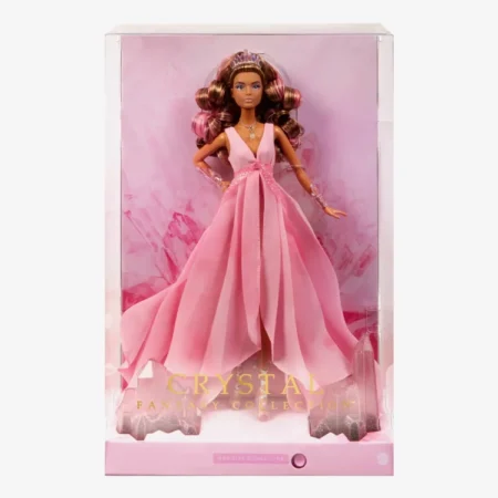 Лялька Барбі колекційна Кришталева фантазія Рожевий кварц Barbie Signature Crystal Fantasy Collection Rose Quartz (HCB95)
