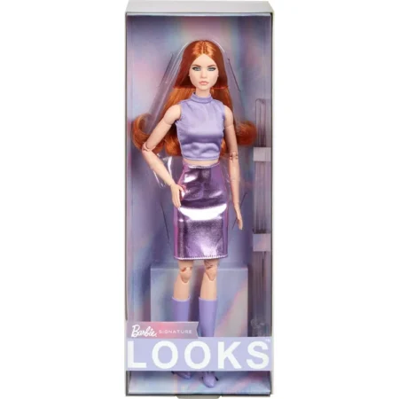 Лялька Барбі колекційна Руда з довгим волоссям Barbie Signature Looks Modern Y2K Fashion, Red Hair #20 (HRM12)
