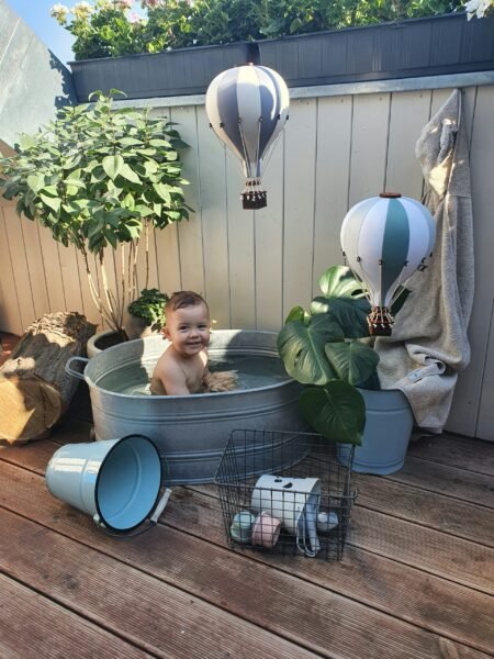 Повітряна куля - Decorative Balloon size S - WHITE / MINT / GREEN - Зображення 2