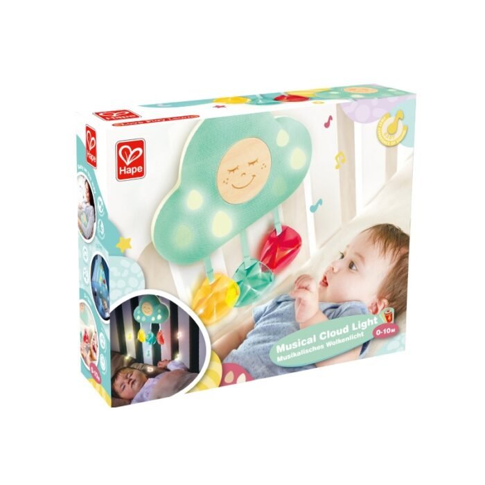Музична іграшка-підвіска Hape Хмаринка (E0619) - Зображення 1