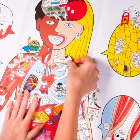 Постер з стікерами My Body (100 70) - Зображення 4