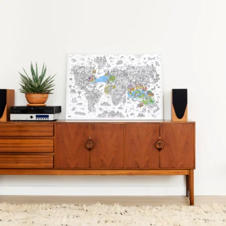 Велика постер-розмальовка Atlas (100x70) - Зображення 4