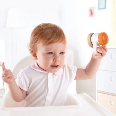 Брязкальце-ролик дерев'яне Hape з ручкою (E0017) - Зображення 3