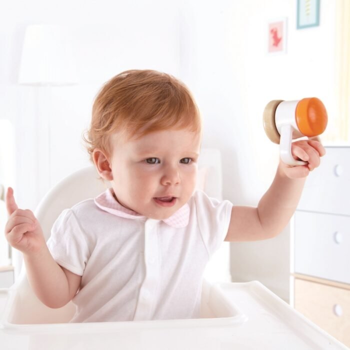 Брязкальце-ролик дерев'яне Hape з ручкою (E0017) - Зображення 3