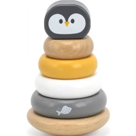 Дерев'яна пірамідка Viga Toys PolarB Пінгвінчик (44205)